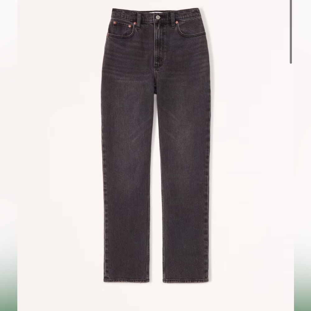 Abercrombie & Fitch 90’s straight leg Black Jeans